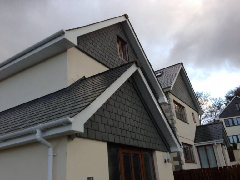 Fascia, soffit and guttering replacement example